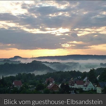 Rathmannsdorf Guesthouse Elbsandstein App. Bastei מראה חיצוני תמונה